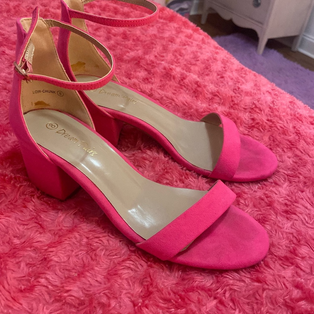 Hot pink heels